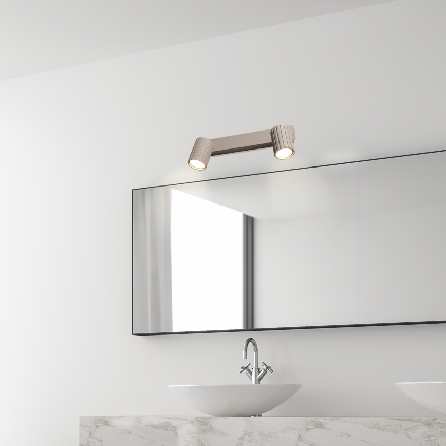 Brilagi - Точково осветително тяло CRISPINA 2xGU10/10W/230V бежово