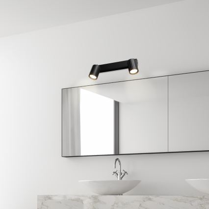 Brilagi - Точково осветително тяло CRISPINA 2xGU10/10W/230V черно