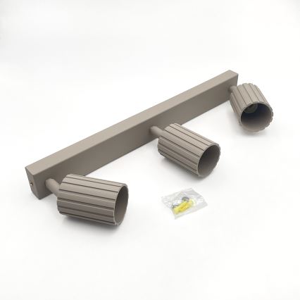 Brilagi - Точково осветително тяло CRISPINA 3xGU10/10W/230V бежово
