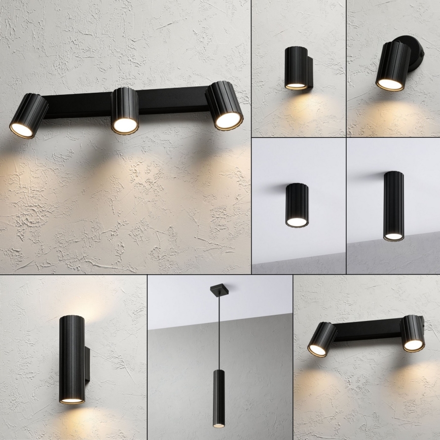 Brilagi - Точково осветително тяло CRISPINA 3xGU10/10W/230V черно