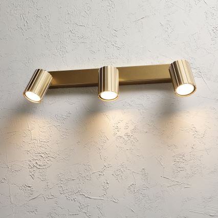 Brilagi - Точково осветително тяло CRISPINA 3xGU10/10W/230V златно