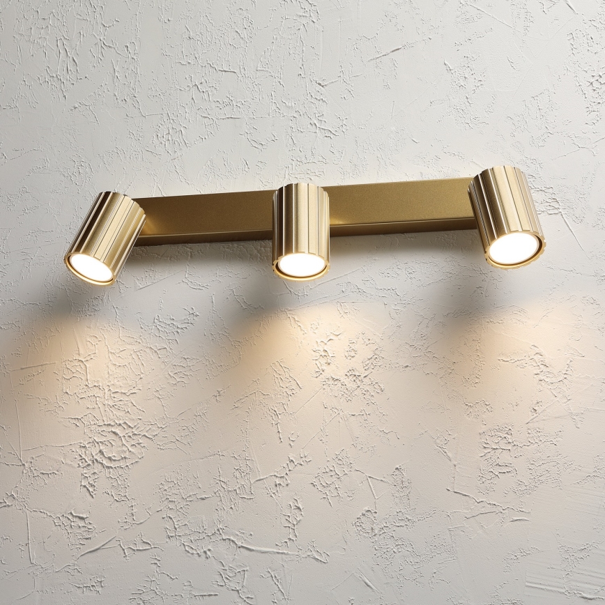 Brilagi - Точково осветително тяло CRISPINA 3xGU10/10W/230V златно