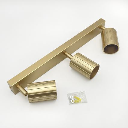 Brilagi - Точково осветително тяло CRISPINA 3xGU10/10W/230V златно