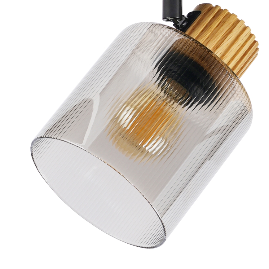 Brilagi - Точково осветително тяло HYGGE 2xE14/15W/230V черно/опушено