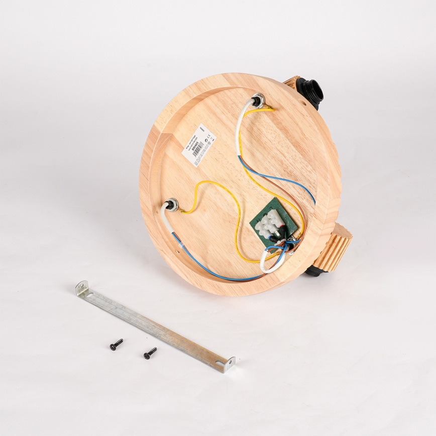 Brilagi - Точково осветително тяло HYGGE 3xE14/15W/230V дървено/димно