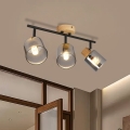 BRILAGI - Точково осветително тяло HYGGE 3xE14/15W/230V дърво/опушено