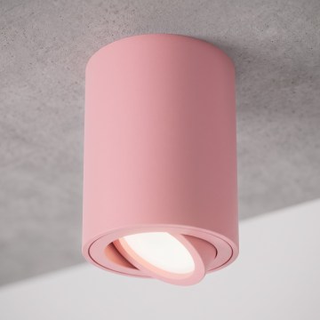 BRILAGI - Точково осветително тяло MIA 1xGU10/30W/230V 100x80 mm розово