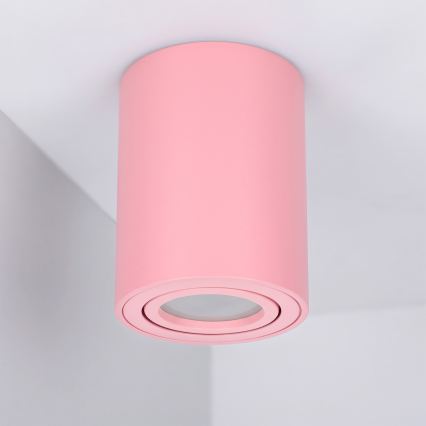 BRILAGI - Точково осветително тяло MIA 1xGU10/30W/230V 100x80 mm розово