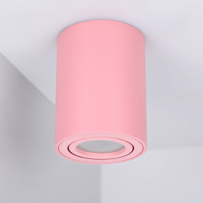 BRILAGI - Точково осветително тяло MIA 1xGU10/30W/230V 100x80 mm розово