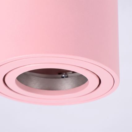 BRILAGI - Точково осветително тяло MIA 1xGU10/30W/230V 100x80 mm розово