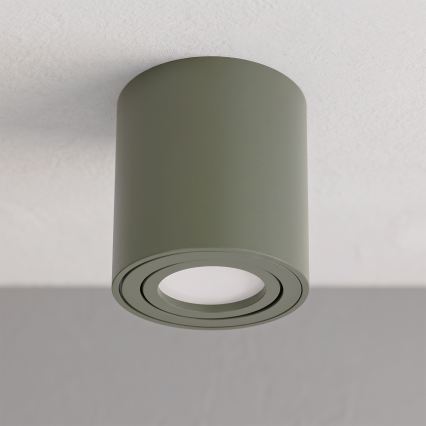 BRILAGI - Точково осветително тяло MIA 1xGU10/30W/230V 84x80 mm тъмно зелено