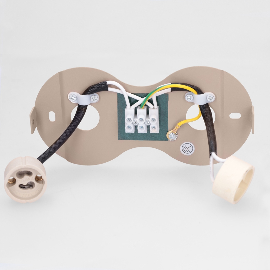 BRILAGI - Точково осветително тяло MIA DOUBLE 2xGU10/30W/230V бежово