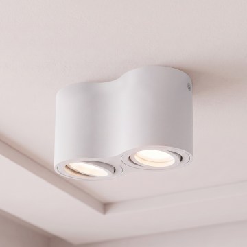 BRILAGI - Точково осветително тяло MIA DOUBLE 2xGU10/30W/230V бяло