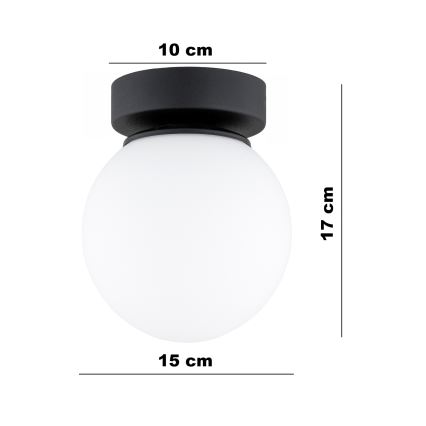 Brilagi - Точково осветително тяло MILO 1xE27/60W/230V черно