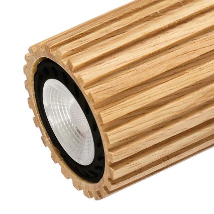 Brilagi - Точково осветително тяло MODERN WOOD 4xGU10/8W/230V дърво/черно
