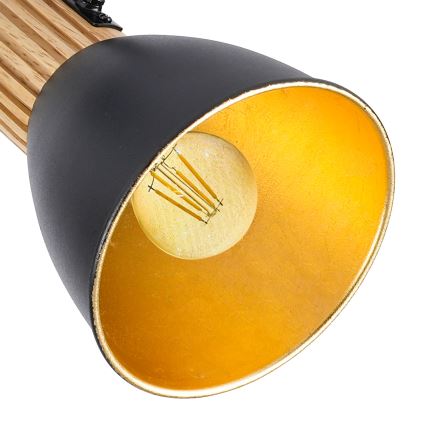 Brilagi - Точково осветително тяло ODENSE 3xE14/10W/230V дърво/черно