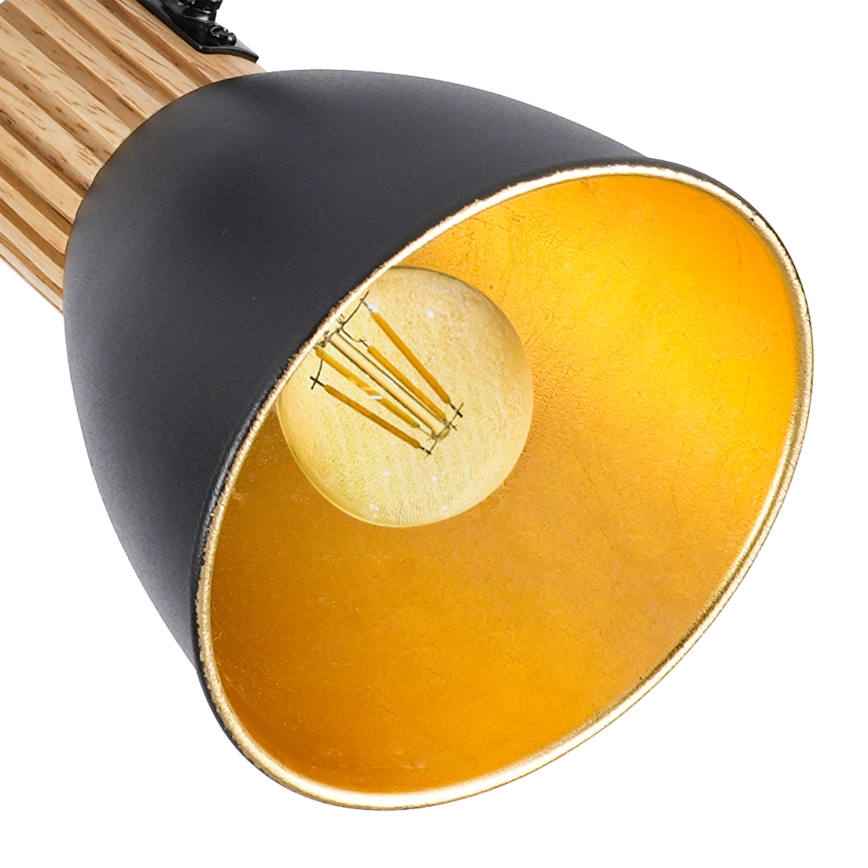 Brilagi - Точково осветително тяло ODENSE 4xE14/10W/230V дърво/черно