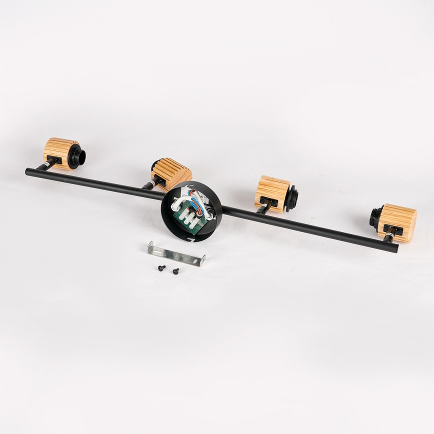 Brilagi - Точково осветително тяло ODENSE 4xE14/10W/230V дърво/черно