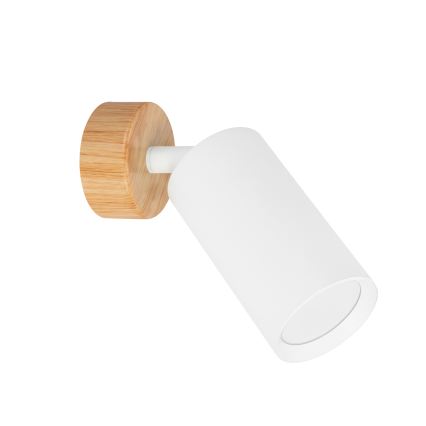 Brilagi - Точково осветително тяло SELE 1xGU10/30W/230V бяло/дъбов декор