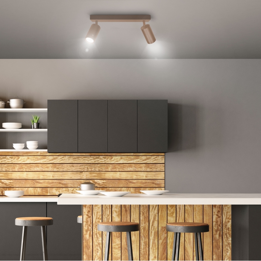 Brilagi - Точково осветително тяло SELE 2xGU10/30W/230V бежово