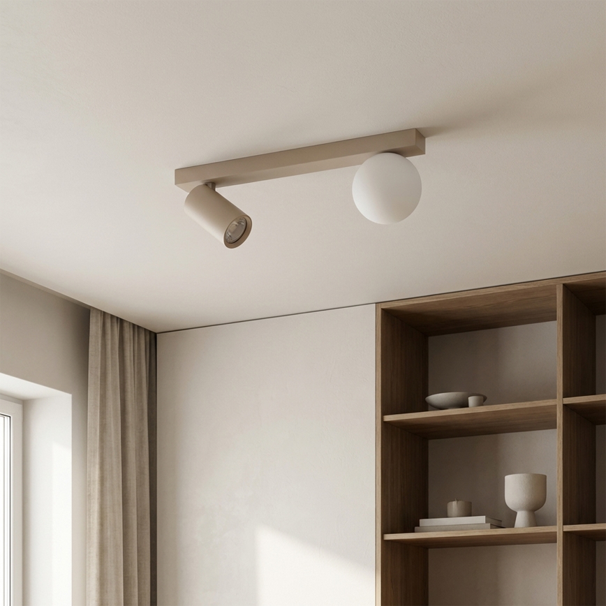 Brilagi - Точково осветително тяло SELE BALL 1xGU10/30W/230V + 1xG9/10W бежово