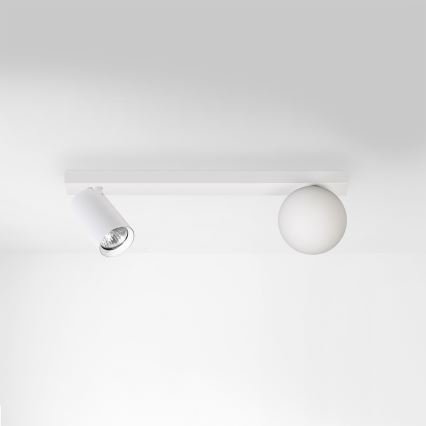 Brilagi - Точково осветително тяло SELE BALL 1xGU10/30W/230V + 1xG9/10W бяло