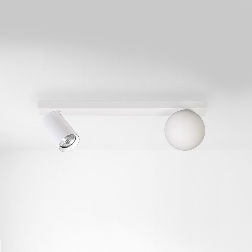 Brilagi - Точково осветително тяло SELE BALL 1xGU10/30W/230V + 1xG9/10W бяло