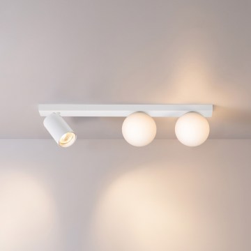 Brilagi - Точково осветително тяло SELE BALL 1xGU10/30W/230V + 2xG9/10W бяло