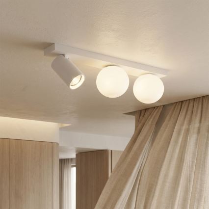 Brilagi - Точково осветително тяло SELE BALL 1xGU10/30W/230V + 2xG9/10W бяло