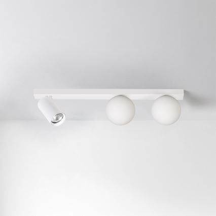 Brilagi - Точково осветително тяло SELE BALL 1xGU10/30W/230V + 2xG9/10W бяло