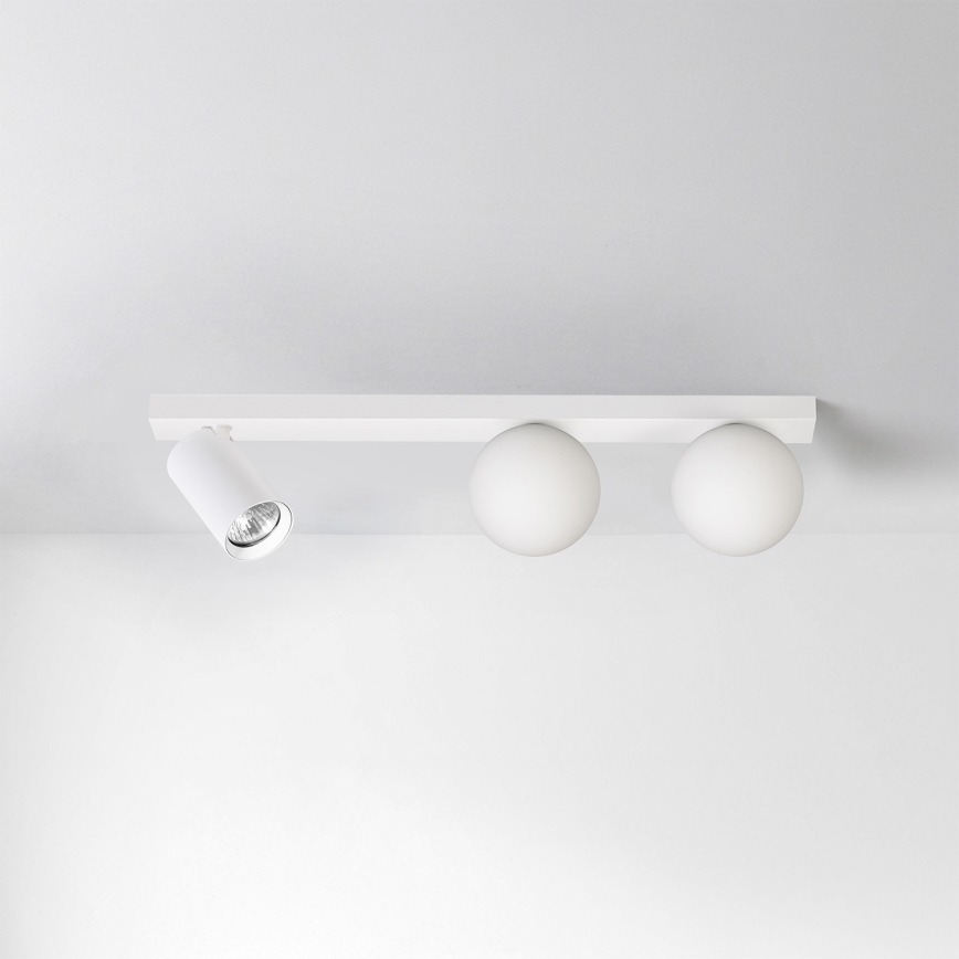Brilagi - Точково осветително тяло SELE BALL 1xGU10/30W/230V + 2xG9/10W бяло