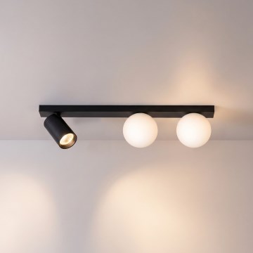 Brilagi - Точково осветително тяло SELE BALL 1xGU10/30W/230V + 2xG9/10W черно
