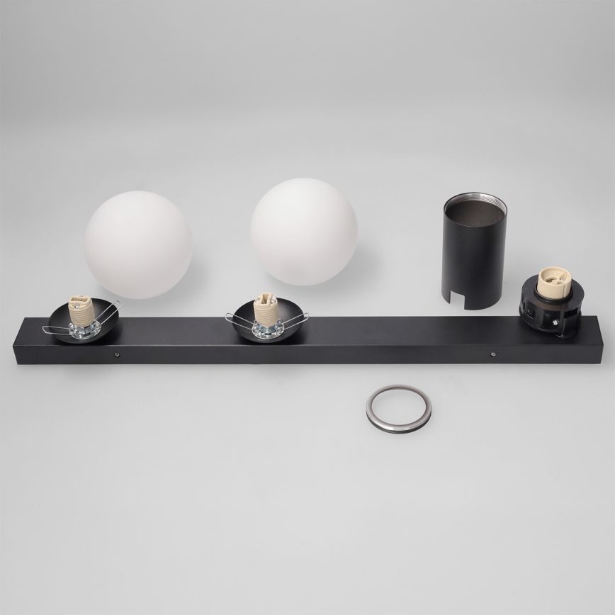 Brilagi - Точково осветително тяло SELE BALL 1xGU10/30W/230V + 2xG9/10W черно