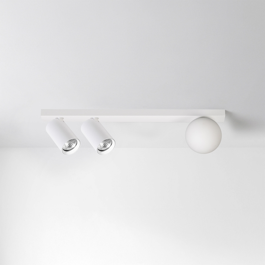 Brilagi - Точково осветително тяло SELE BALL 2xGU10/30W/230V + 1xG9/10W бяло
