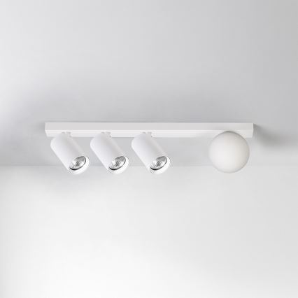 Brilagi - Точково осветително тяло SELE BALL 3xGU10/30W/230V + 1xG9/10W бяло