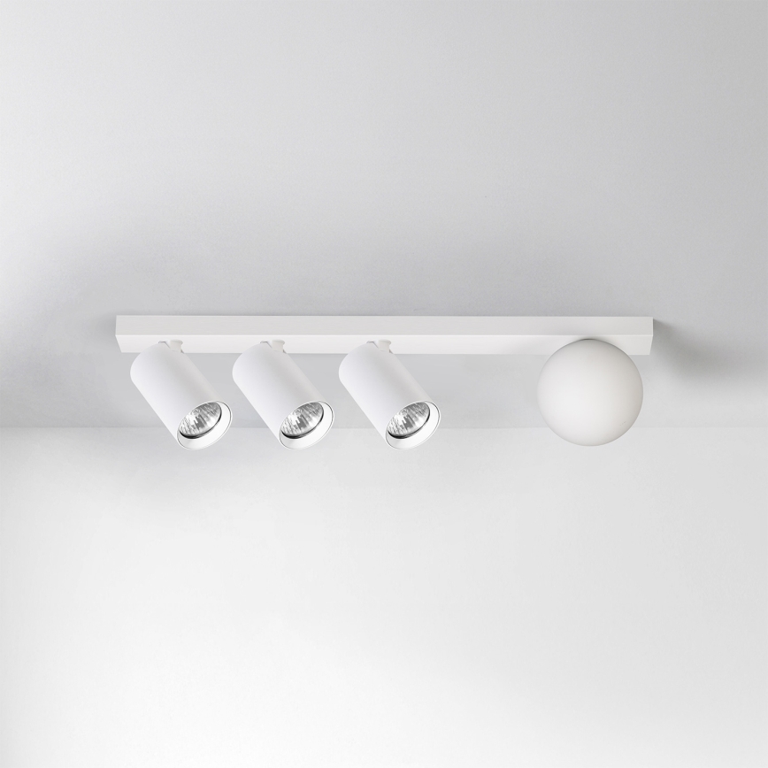 Brilagi - Точково осветително тяло SELE BALL 3xGU10/30W/230V + 1xG9/10W бяло