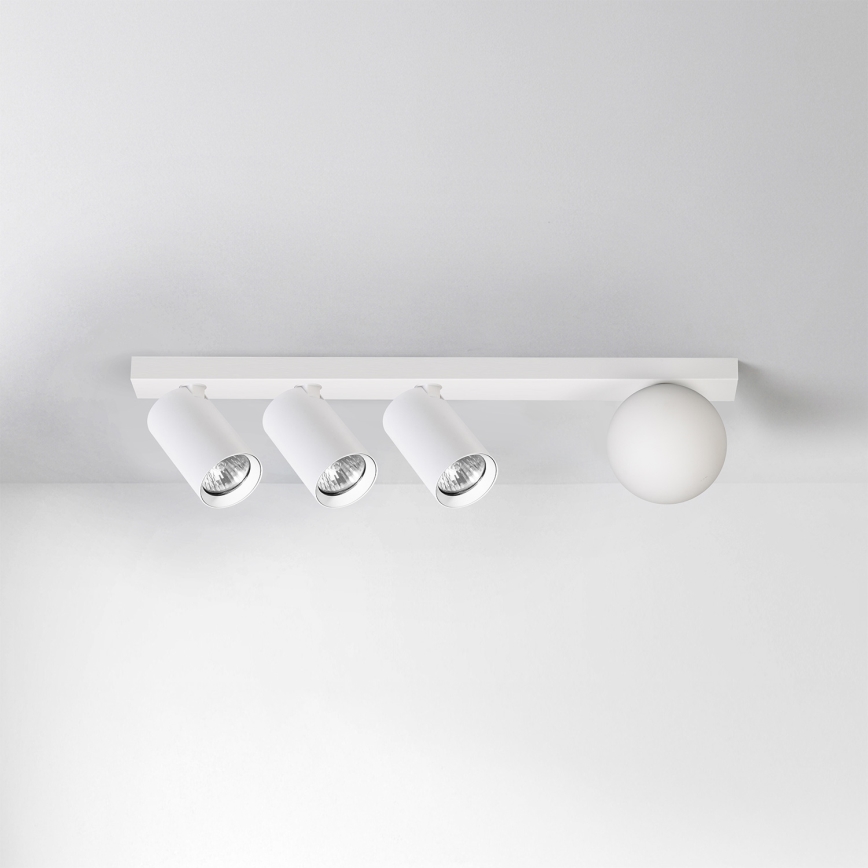 Brilagi - Точково осветително тяло SELE BALL 3xGU10/30W/230V + 1xG9/10W бяло