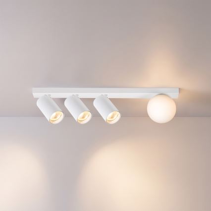Brilagi - Точково осветително тяло SELE BALL 3xGU10/30W/230V + 1xG9/10W бяло