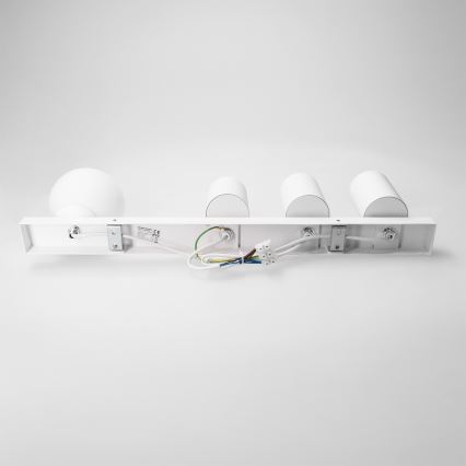 Brilagi - Точково осветително тяло SELE BALL 3xGU10/30W/230V + 1xG9/10W бяло