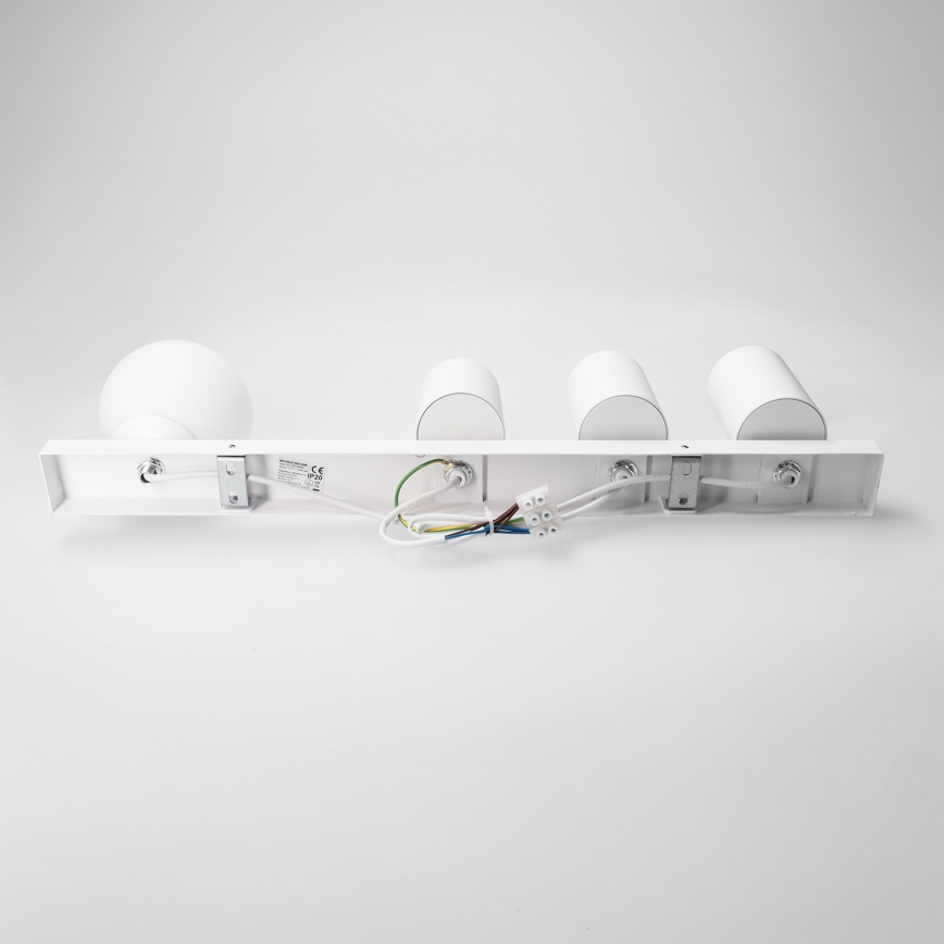 Brilagi - Точково осветително тяло SELE BALL 3xGU10/30W/230V + 1xG9/10W бяло