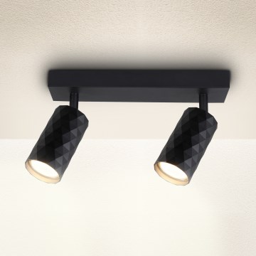 Brilagi - Точково осветително тяло SELE DIAMANT 2xGU10/30W/230V черно