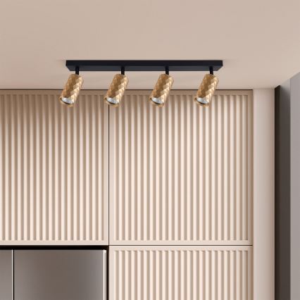 Brilagi - Точково осветително тяло SELE DIAMANT 4xGU10/30W/230V златисто