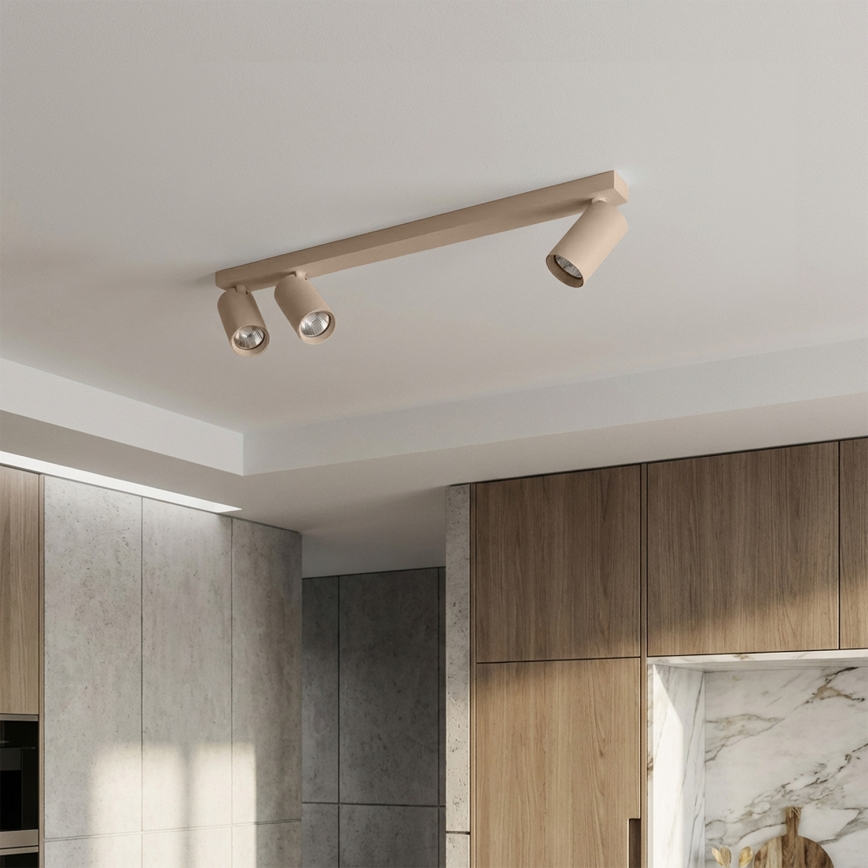 Brilagi - Точково осветително тяло SELE LONG 3xGU10/30W/230V бежово