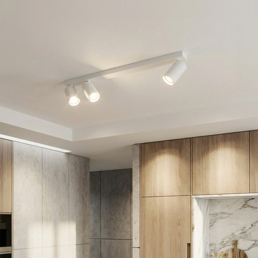 Brilagi - Точково осветително тяло SELE LONG 3xGU10/30W/230V бяло