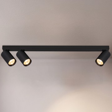 Brilagi - Точково осветително тяло SELE LONG 3xGU10/30W/230V черно