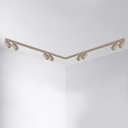 Brilagi - Точково осветително тяло SELE LONG 8xGU10/30W/230V бежово