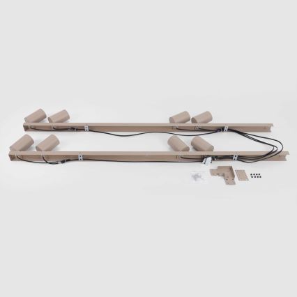 BRILAGI - Точково осветително тяло SELE LONG 8xGU10/30W/230V бежово