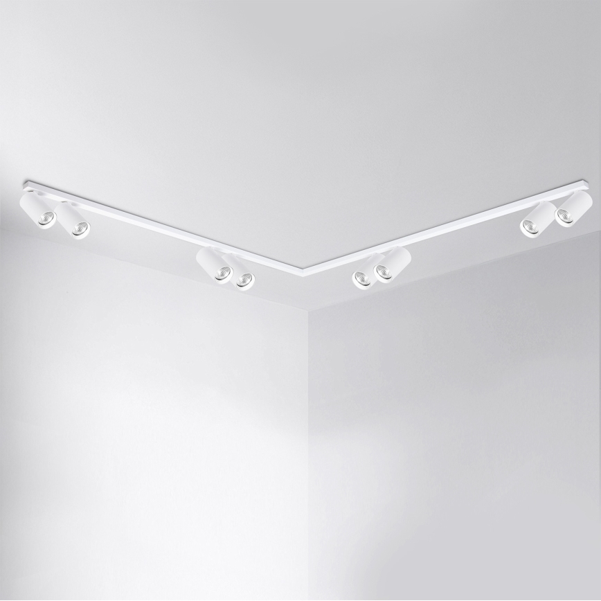 Brilagi - Точково осветително тяло SELE LONG 8xGU10/30W/230V бяло