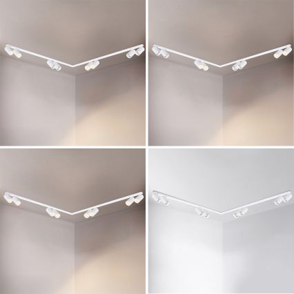 Brilagi - Точково осветително тяло SELE LONG 8xGU10/30W/230V бяло