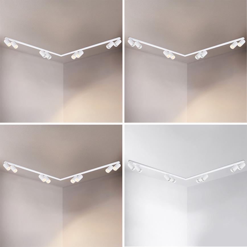 Brilagi - Точково осветително тяло SELE LONG 8xGU10/30W/230V бяло